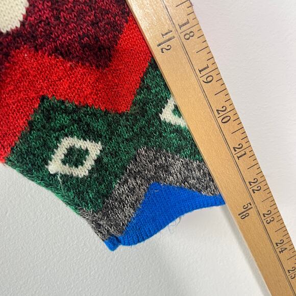 Adina Vintage Sweater Womens Large Colorful Aztec Dopamine Maximalist Cabincore - Picture 8 of 9